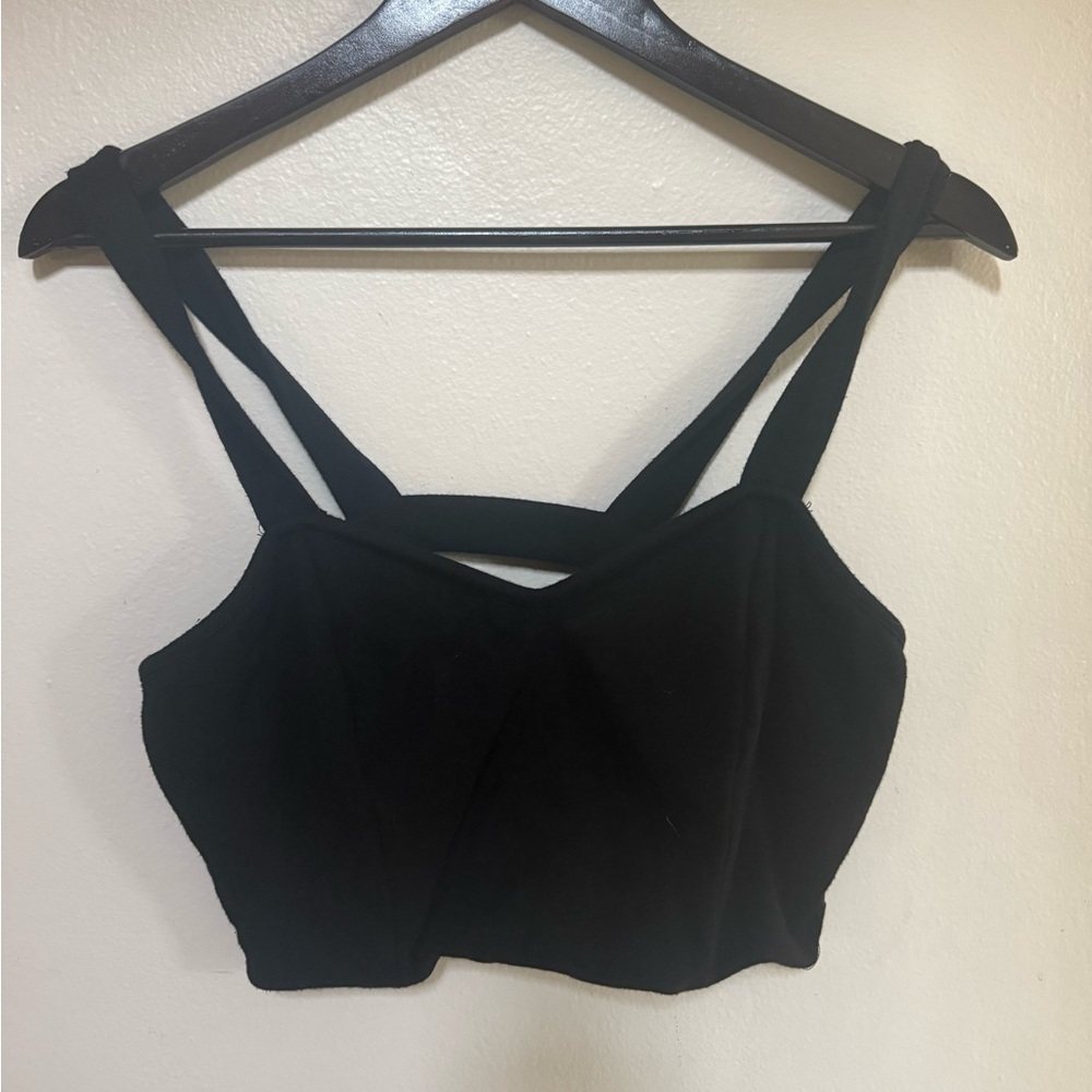 Foxblood crop top size large